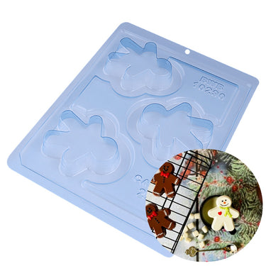 Gingerbread Men 3-Part Chocolate Mold (BWB)
